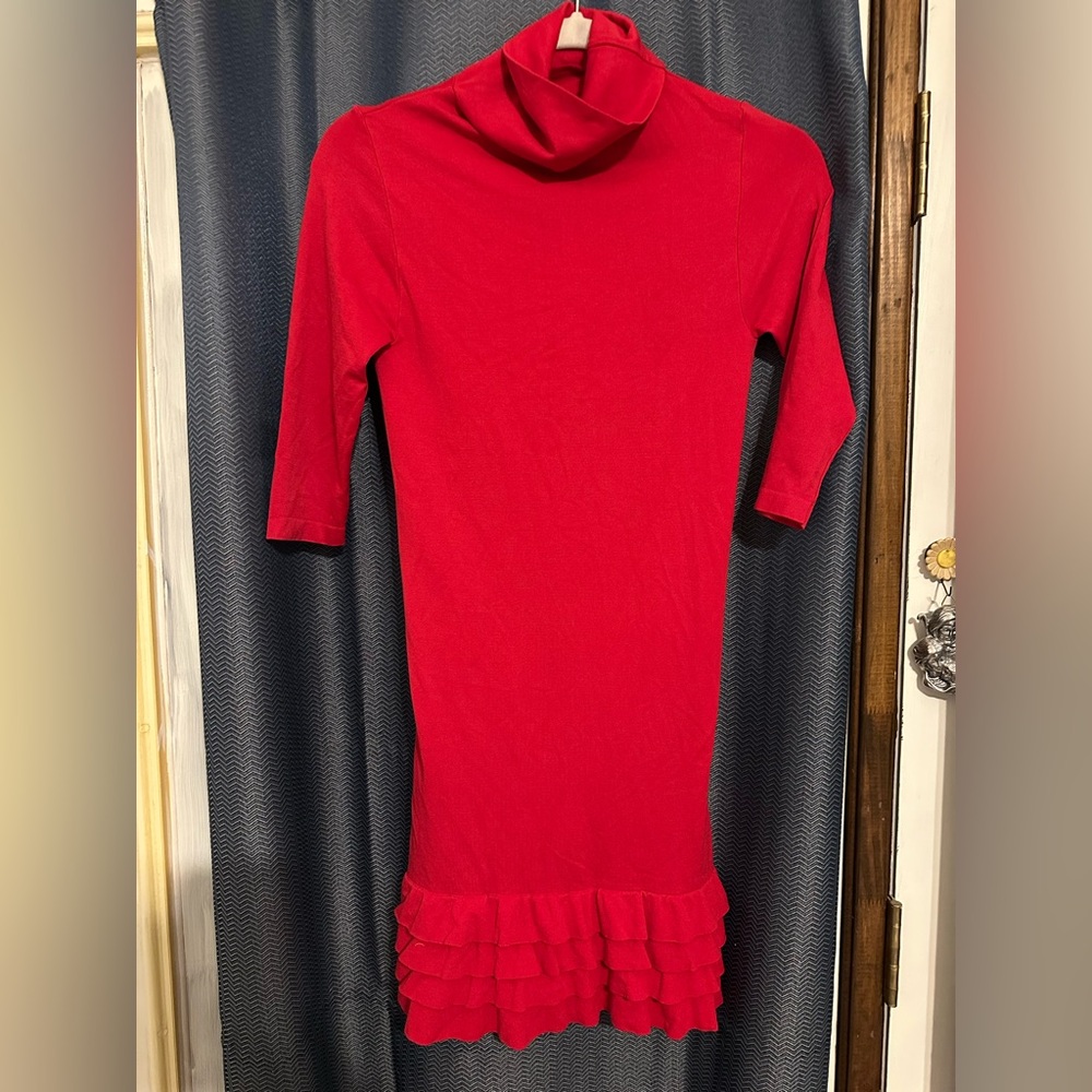 bebe Backless Red Dress